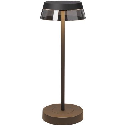 Redo 90312 - LED Prigušiva stolna lampa na dodir ILUNA LED/2,5W/5V 2700-3000K 3000 mAh IP65 crna