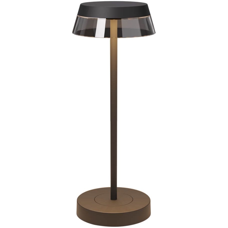 Redo 90312 - LED Prigušiva stolna lampa na dodir ILUNA LED/2,5W/5V 2700-3000K 3000 mAh IP65 crna