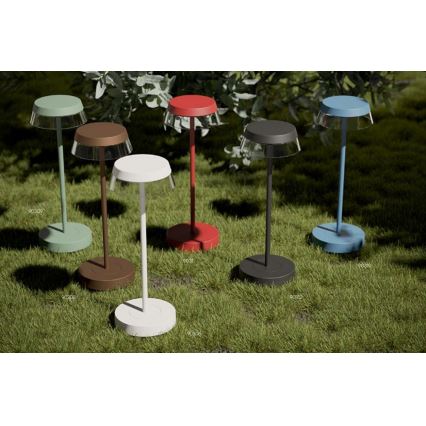 Redo 90312 - LED Prigušiva stolna lampa na dodir ILUNA LED/2,5W/5V 2700-3000K 3000 mAh IP65 crna