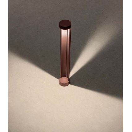 Redo 90366 - LED vanjska lampa ZEUS LED/11,5W/230V 3000K 75 cm IP54 smeđa