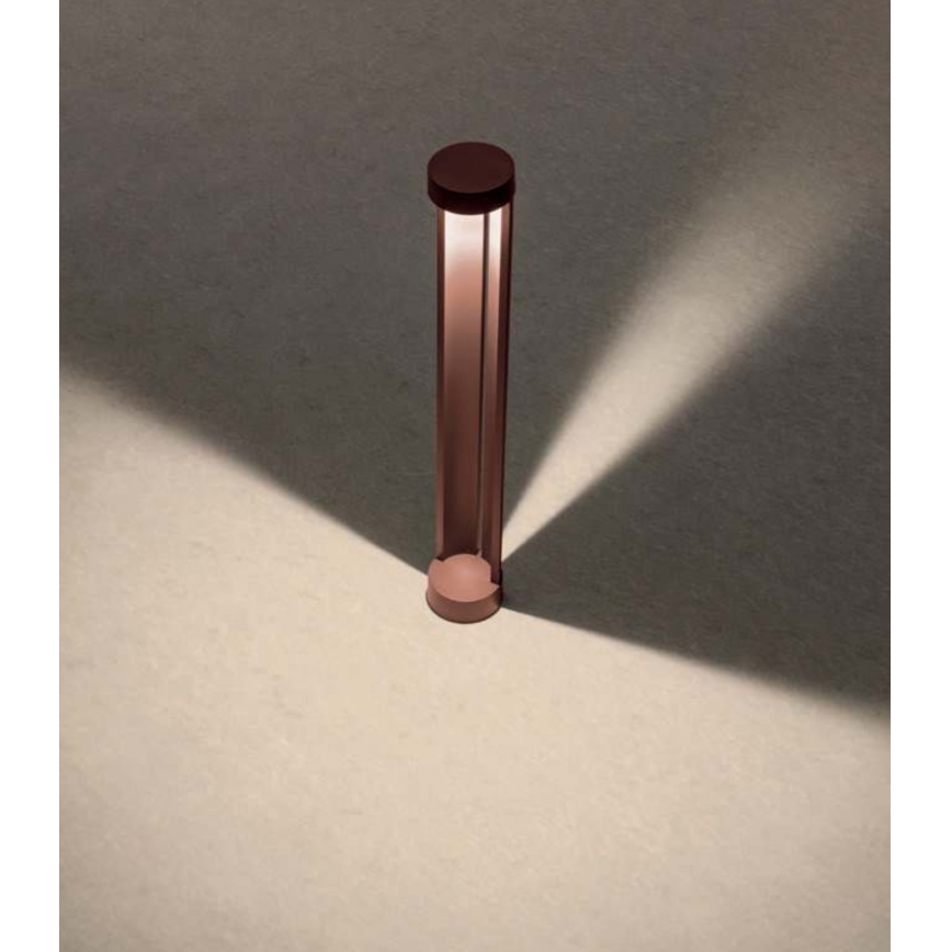 Redo 90366 - LED vanjska lampa ZEUS LED/11,5W/230V 3000K 75 cm IP54 smeđa