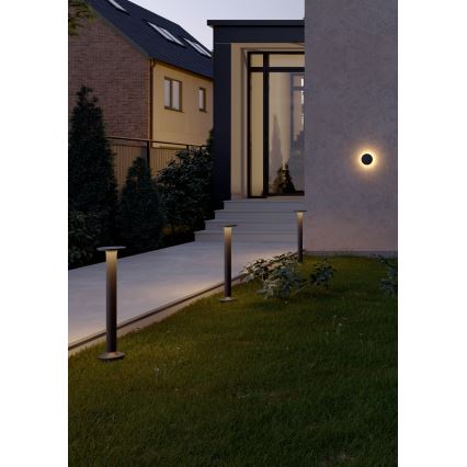 Redo 90374 - LED vanjska svjetiljka AURA LED/8W/230V 3000K 70 cm IP65 antracit