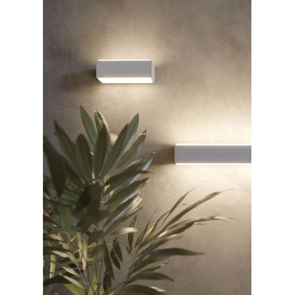 Redo 90400 - LED Vanjska zidna svjetiljka DASH LED/9W/230V 4000K IP65 bijela