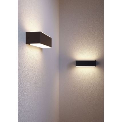Redo 90402 - LED Vanjska zidna svjetiljka DASH LED/9W/230V 4000K IP65 antracit