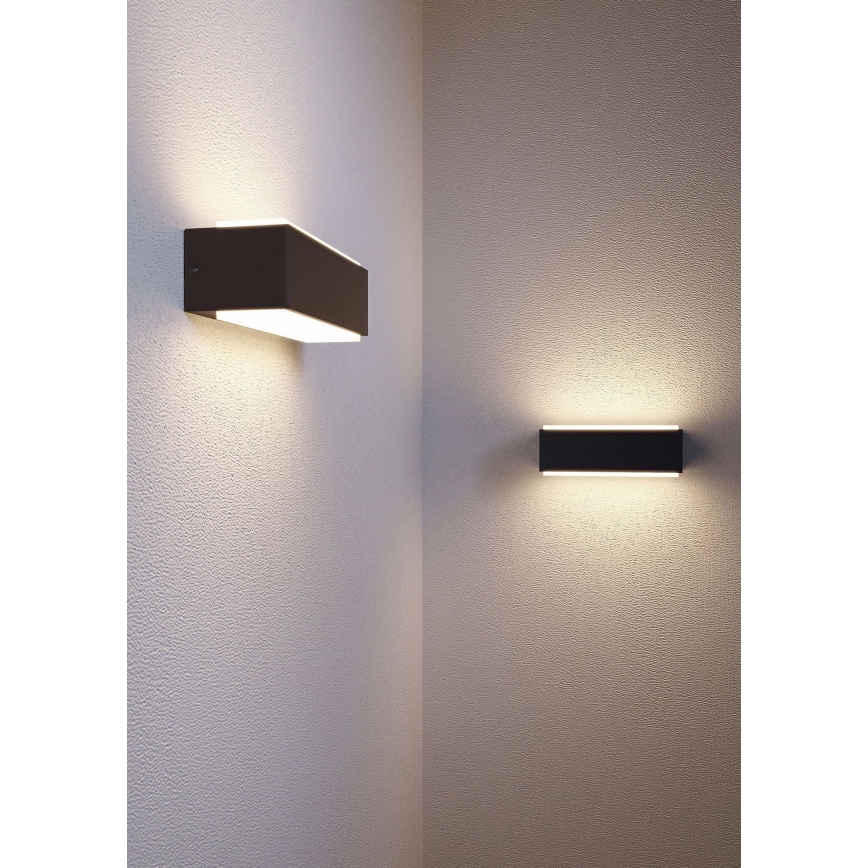Redo 90402 - LED Vanjska zidna svjetiljka DASH LED/9W/230V 4000K IP65 antracit