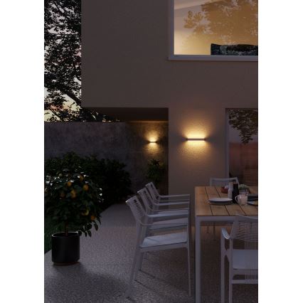 Redo 90404 - LED Vanjska zidna svjetiljka DASH LED/9W/230V 4000K IP65 smeđa