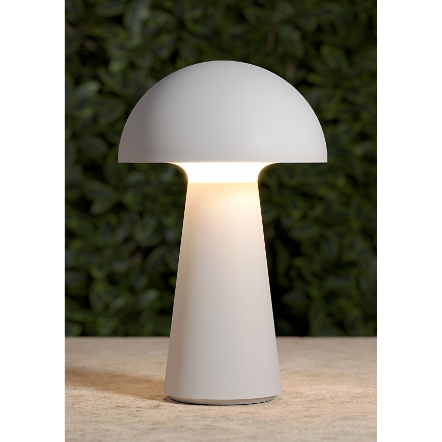 Redo 90438 - LED vanjska dodirna lampa KIRA s mogućnošću prigušivanja LED/4,7W/230V 2200 mAh IP44 bijela