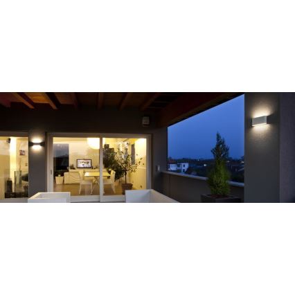 Redo 90451 - LED vanjsko zidno svjetlo KLIPPE LED/24W/230V 3000K IP54 bijela