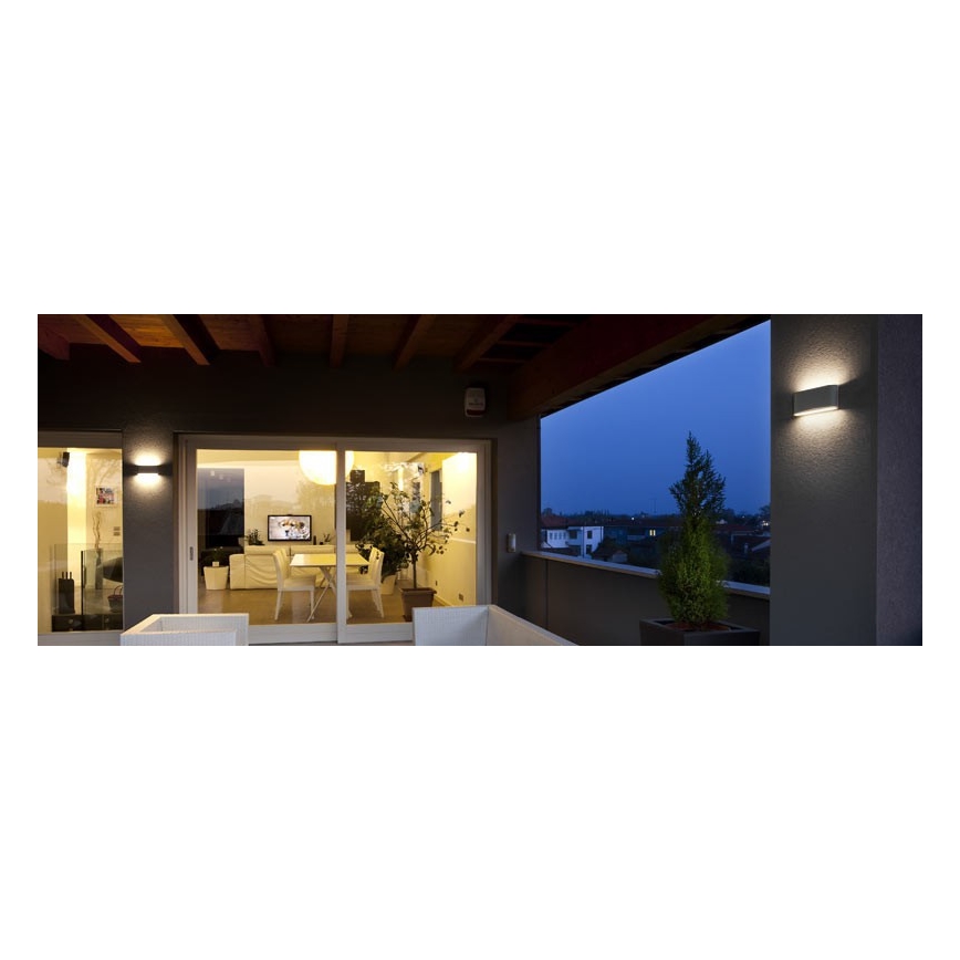 Redo 90452 - LED vanjska zidna svjetiljka KLIPPE LED/24W/230V 3000K IP54 antracit