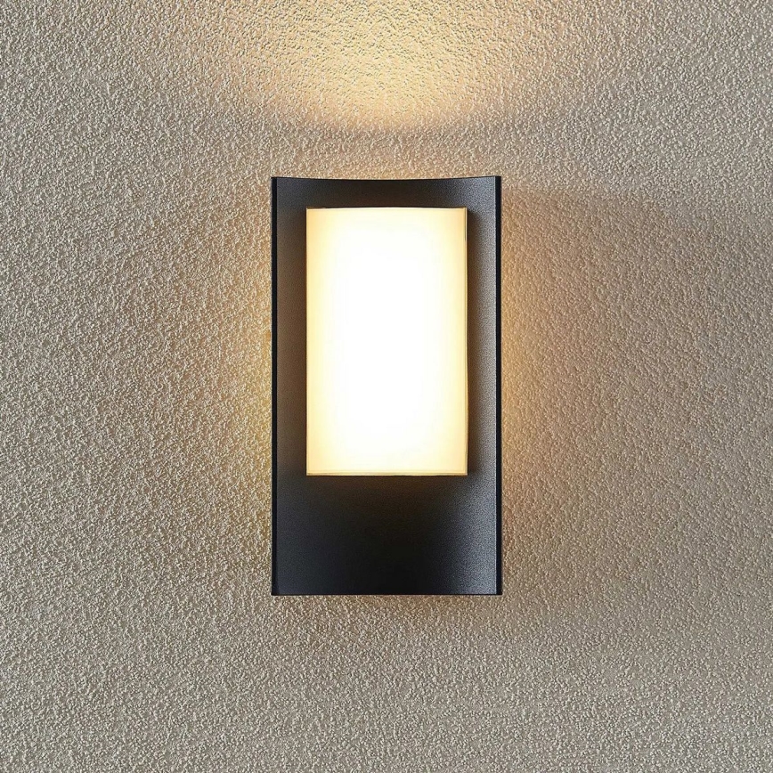 Redo 90483 - LED Vanjska zidna svjetiljka WARP LED/8W/230V 3000K IP44 antracit
