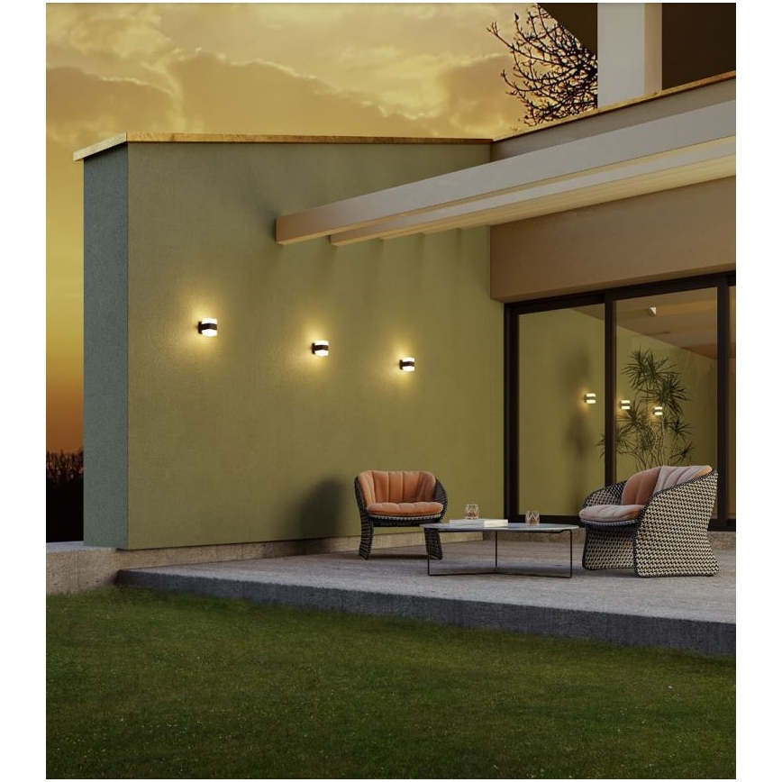 Redo 90492 - LED Vanjska zidna svjetiljka TOK LED/14,8W/230V IP44 antracit