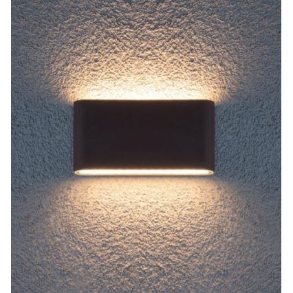 Redo 9054 - LED Vanjska zidna svjetiljka POCKET LED/13W/230V IP54 antracit