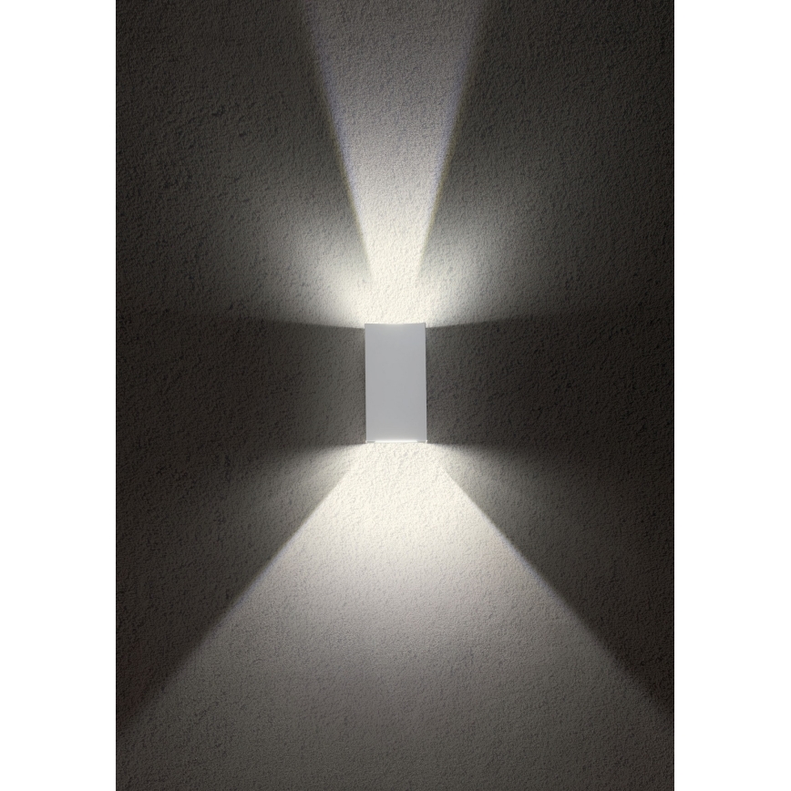 Redo 90552 - Vanjska zidna LED svjetiljka VARY 2xLED/10W/230V 3000K IP54 bijela