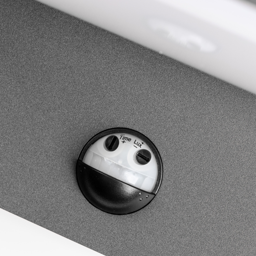 Redo 90587 - LED Vanjska zidna svjetiljka sa senzorom FLIP LED/20W/230V CRI 90 3000K IP54 antracit