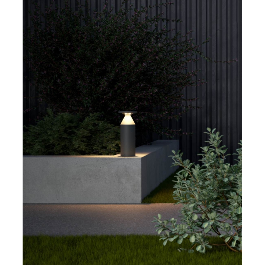Redo 90589 - LED vanjska svjetiljka BIRO LED/12W/230V 3000K 30 cm CRI 90 IP65 antracit