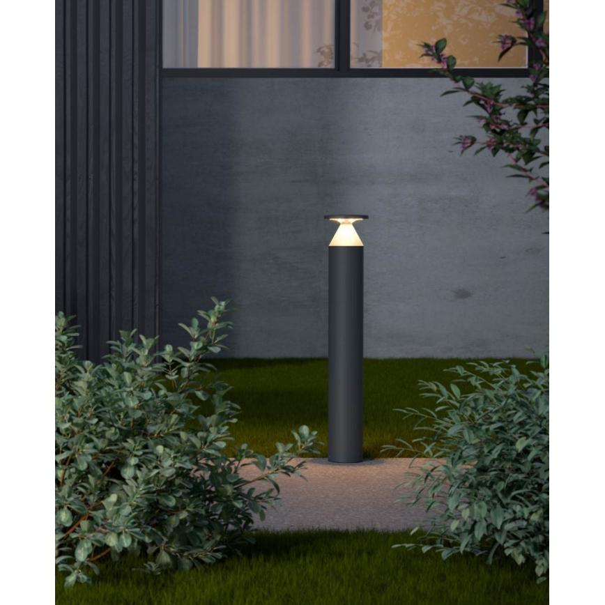 Redo 90591 - LED vanjska svjetiljka BIRO LED/12W/230V 3000K 70 cm CRI 90 IP65 antracit