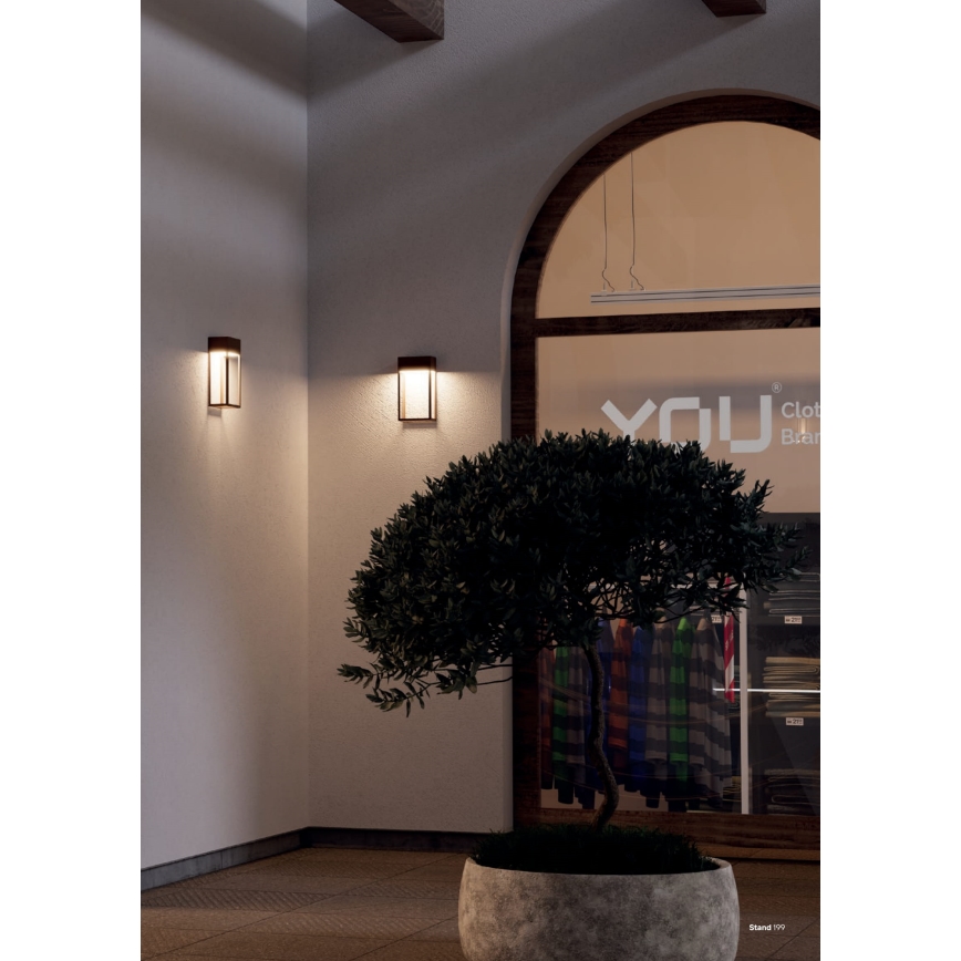 Redo 90603 - LED vanjsko zidno svjetlo STAND LED/20W/230V 3000K CRI 90 IP65 antracit