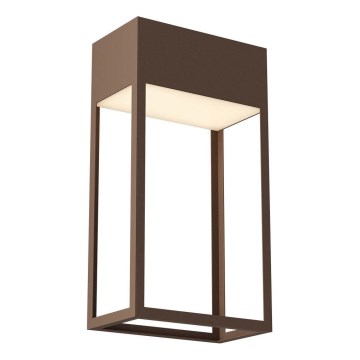 Redo 90604 - LED vanjsko zidno svjetlo STAND LED/20W/230V 3000K CRI 90 IP65 smeđa