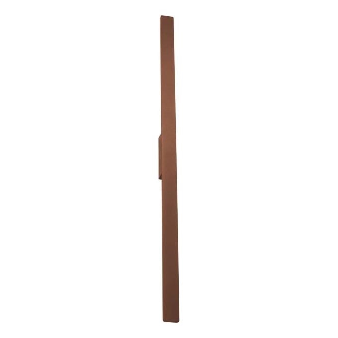 Redo 90624 - LED Vanjska zidna svjetiljka REFLEXA LED/24W/230V 3000K 144 cm IP54 smeđa