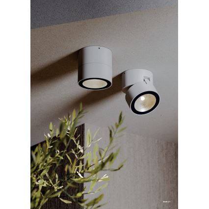 Redo 90626 - LED vanjska reflektorska svjetiljka SHAFT LED/13W/230V 3000K Ø 9 cm IP65 bijela