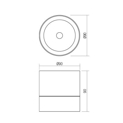 Redo 90628 - LED vanjsko spot svjetlo SHAFT LED/13W/230V 3000K Ø 9 cm IP65 smeđa