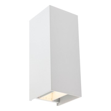Redo 90635 - LED Vanjska zidna svjetiljka SONNY 2xLED/5W/230V 2200/3000/4000K IP54 bijela