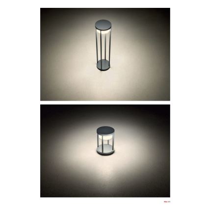 Redo 90677 - Vanjska LED svjetiljka MAX LED/15W/230V 3000K 80 cm IP65 antracitna