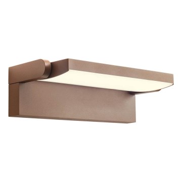 Redo 90716 - LED Vanjsko zidno svjetlo FLIP LED/40W/230V 3000/4000/5000K CRI 90 IP54 smeđa