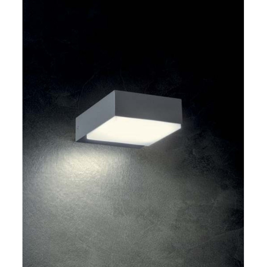 Redo 9560 - LED Vanjska zidna svjetiljka CUBE LED/7W/230V 3000K IP54 antracit