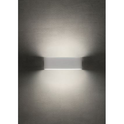 Redo 9622 - LED vanjska zidna svjetiljka KLIPPE LED/13W/230V 3000K IP54 bijela