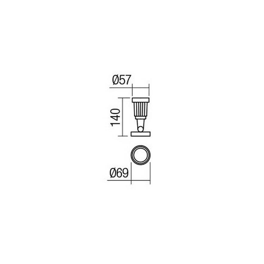 Redo 9997 - LED Vanjska lampa TIM LED/5W/230V 3000K IP65
