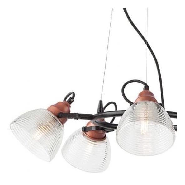 Redo A01-1451 - Zamjenski abažur za luster i podnu lampu RIDGE E27 prozirni