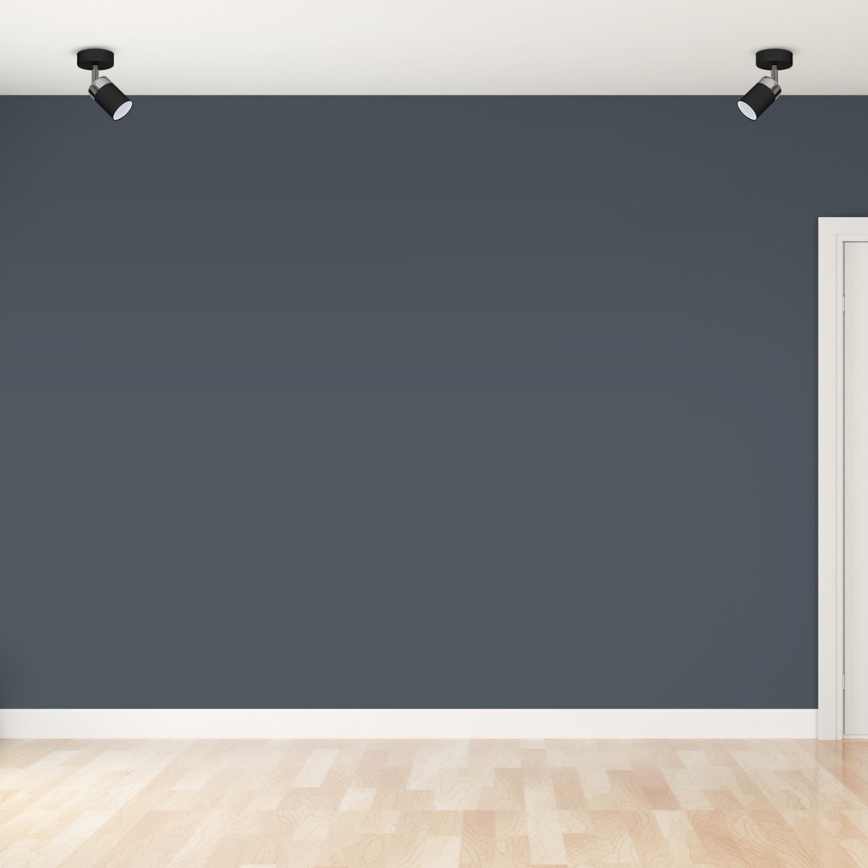 Reflektor JOKER 1xGU10/25W/230V crna/sjajni krom