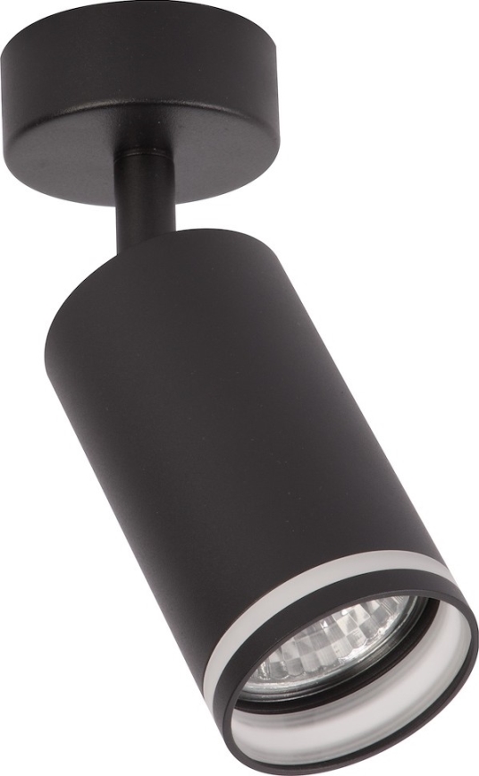 Reflektor PIPE 1xGU10/10W/230V crna