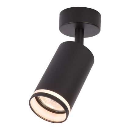 Reflektor PIPE 1xGU10/10W/230V crna