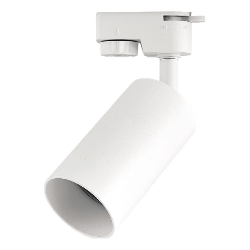 Reflektor za 1-fazni šinski sustav 1xGU10/10W/230V bijeli