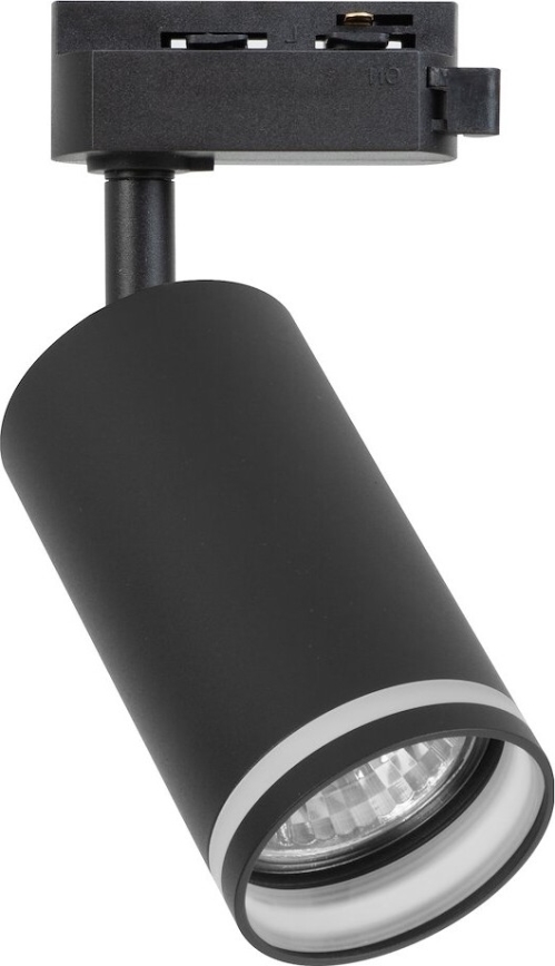 Reflektor za 1-fazni šinski sustav PIPE 1xGU10/10W/230V crni