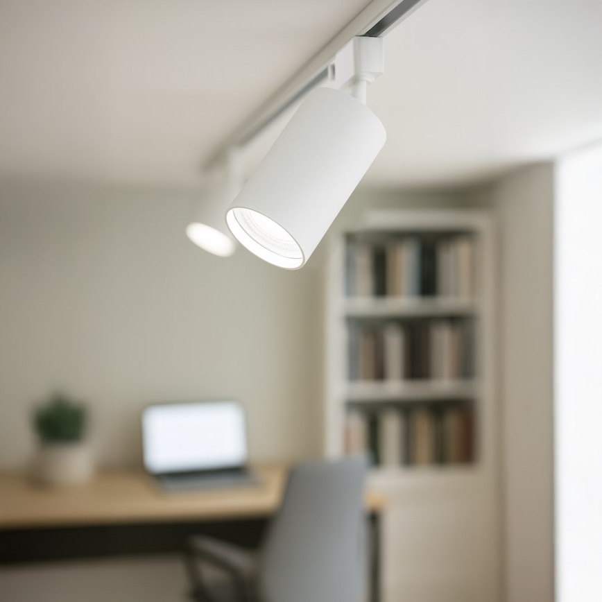 Reflektor za 1-fazni šinski sustav TIGER 1xGU10/10W/230V bijela