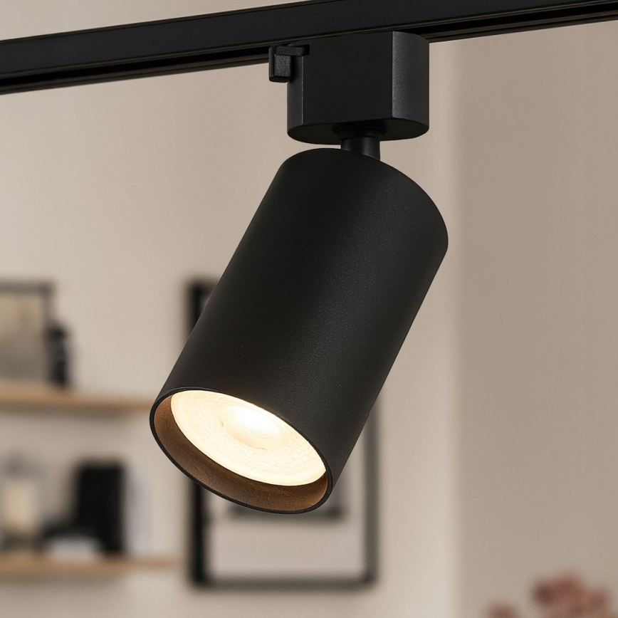 Reflektor za 1-fazni šinski sustav TIGER 1xGU10/10W/230V crna