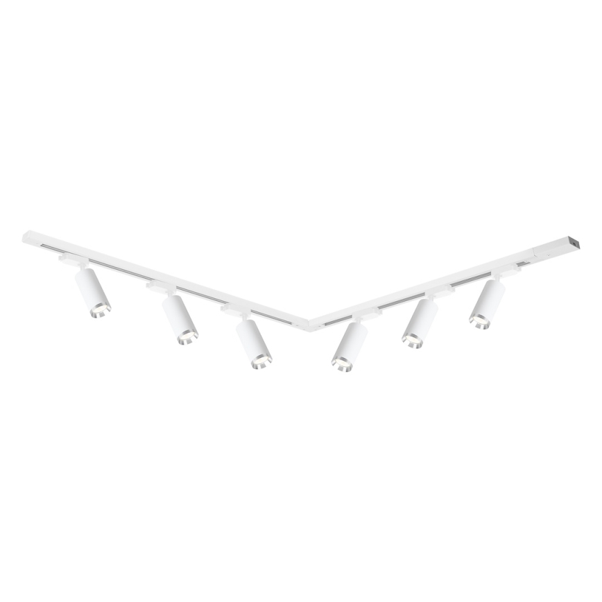 Reflektor za tračni sustav MICA 6xGU10/10W/230V bijela/matni krom
