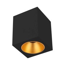 Reflektorska svjetiljka 1xGU10/35W/230V kvadratni crna