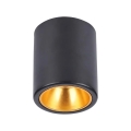 Reflektorska svjetiljka 1xGU10/35W/230V okrugli crna