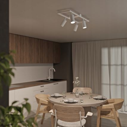 Reflektorska svjetiljka 4xGU10/30W/230V bijela