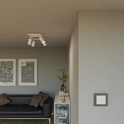 Reflektorska svjetiljka 4xGU10/30W/230V bijela