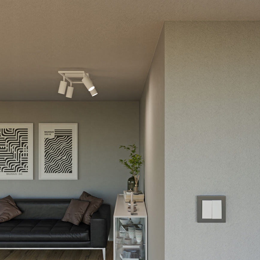 Reflektorska svjetiljka 4xGU10/30W/230V bijela