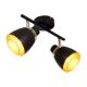 Reflektorska svjetiljka ALEKSANDRIA 2xE14/40W/230V crna/zlatna