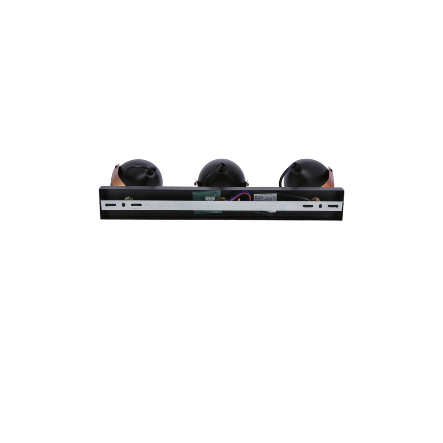 Reflektorska svjetiljka ANICA 3xE14/40W/230V crna/bakrena