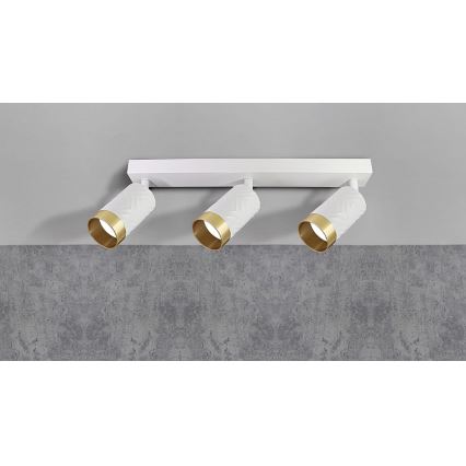 Reflektorska svjetiljka ARRAS 3xGU10/10W/230V bijela
