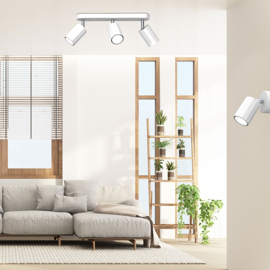 Reflektorska svjetiljka BELLO 3xGU10/8W/230V bijela