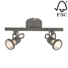 Reflektorska svjetiljka CONCRETO 2xGU10/50W/230V – FSC certificirano